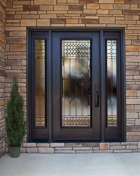 residential metal doors with glass